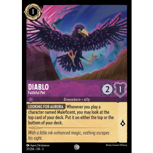 Diablo - Faithful Pet 37/204 Disney Lorcana TCG Into the Inklands