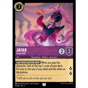 Jafar - Lamp thief 41/204 Disney Lorcana TCG Into the Inklands