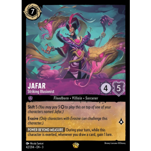 Legendary Jafar - Striking Illusionist 42/204 Disney Lorcana TCG Into the Inklands