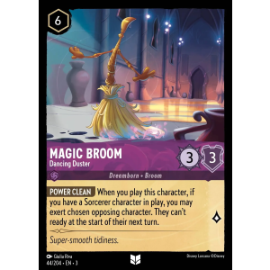 Magic Broom - Dancing Duster 44/204 Disney Lorcana TCG Into the Inklands