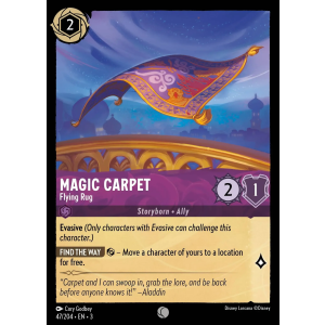 Magic Carpet - Flying Rug 47/204 Disney Lorcana TCG Into the Inklands