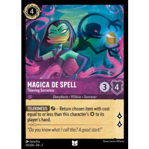 Magica De Spell - Thieving Sorceress 50/204 Disney Lorcana TCG Into the Inklands