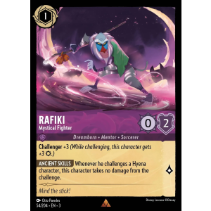 Rafiki - Mystical Fighter 54/204 Disney Lorcana TCG Into the Inklands