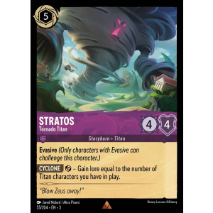 Stratos - Tornado Titan 55/204 Disney Lorcana TCG Into the Inklands