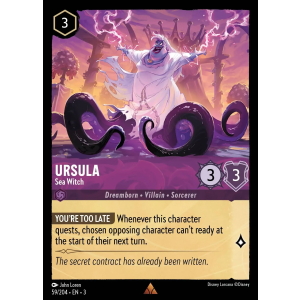 Ursula - Sea Witch 59/204 Disney Lorcana TCG Into the Inklands