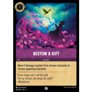 Bestow A Gift 60/204 Disney Lorcana TCG Into the Inklands