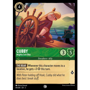 Cubby - Mighty Lost Boy 69/204 Disney Lorcana TCG Into the Inklands