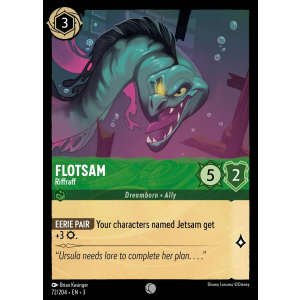 Flotsam - Riffraff 72/204 Disney Lorcana TCG Into the Inklands