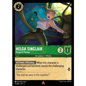 Helga Sinclair - Vengeful Partner 75/204 Disney Lorcana TCG Into the Inklands