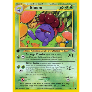 Gloom 36/111 Pokemon TCG Neo Neo Genesis