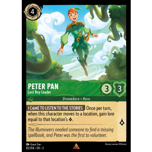 Peter Pan - Lost Boy Leader 82/204 Disney Lorcana TCG Into the Inklands