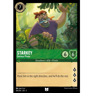 Starkey - Devious Pirate 88/204 Disney Lorcana TCG Into the Inklands