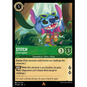 Stitch - Covert Agent 89/204 Disney Lorcana TCG Into the Inklands