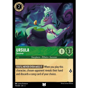 Ursula - Deceiver 90/204 Disney Lorcana TCG Into the Inklands