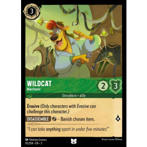 Wildcat - Mechanic 92/204 Disney Lorcana TCG Into the Inklands