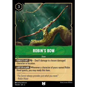 Robin's Bow 98/204 Disney Lorcana TCG Into the Inklands