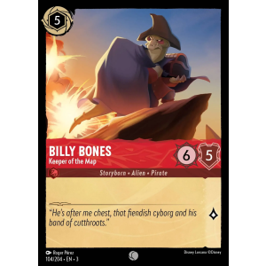 Billy Bones - Keeper of the Map 104/204 Disney Lorcana TCG Into the Inklands