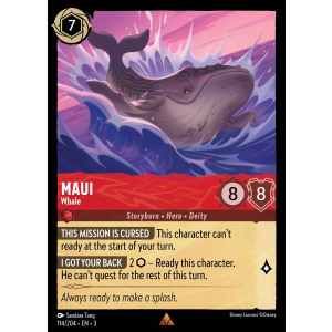 Maui - Whale 114/204 Disney Lorcana TCG Into the Inklands