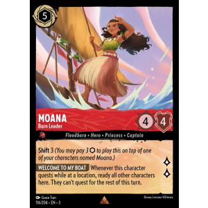 Moana - Born Leader 116/204 Disney Lorcana TCG Into the Inklands