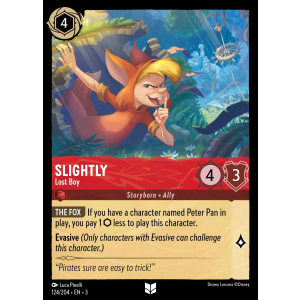 Slightly - Lost Boy 124/204 Disney Lorcana TCG Into the Inklands