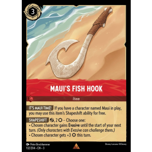 Maui's Fish Hook 132/204 Disney Lorcana TCG Into the Inklands