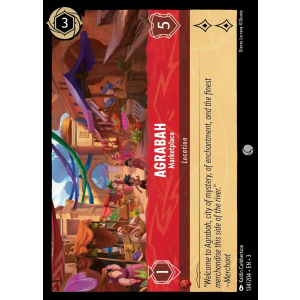 Agrabah - Marketplace 134/204 Disney Lorcana TCG Into the Inklands