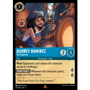 Audrey Ramirez - The Engineer 137/204 Disney Lorcana TCG Into the Inklands