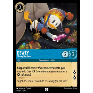 Dewey - Showy Nephew 139/204 Disney Lorcana TCG Into the Inklands