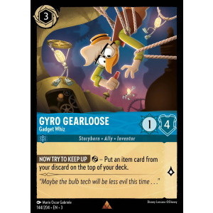 Gyro Gearloose - Gadget Whiz 144/204 Disney Lorcana TCG Into the Inklands