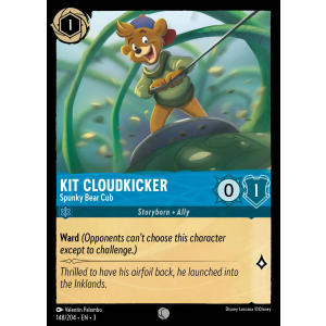 Kit Cloudkicker - Spunky Bear Cub 148/204 Disney Lorcana TCG Into the Inklands