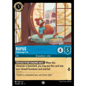 Rufus - Orphanage Cat 153/204 Disney Lorcana TCG Into the Inklands