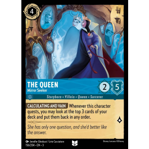 The Queen - Mirror Seeker 156/204 Disney Lorcana TCG Into the Inklands