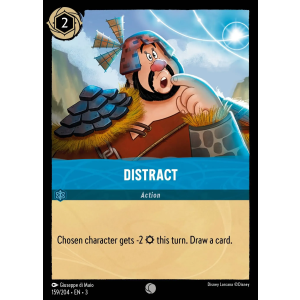 Distract 159/204 Disney Lorcana TCG Into the Inklands