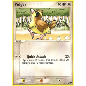 Pidgey 12/17 Pokemon TCG POP POP Series 4