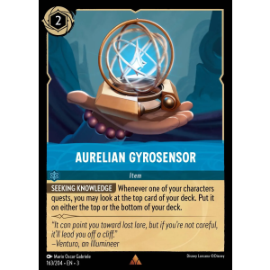 Aurelian Gyrosensor 163/204 Disney Lorcana TCG Into the Inklands