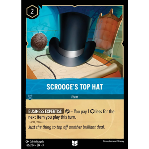 Scrooge's Top Hat 166/204 Disney Lorcana TCG Into the Inklands