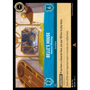 Belle's House - Maurice's Workshop 168/204 Disney Lorcana TCG Into the Inklands