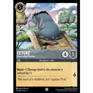 Eeyore - Overstuffed Donkey 172/204 Disney Lorcana TCG Into the Inklands