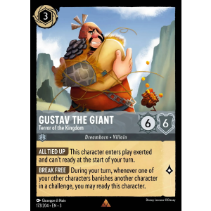 Gustav the Giant - Terror of the Kingdom 173/204 Disney Lorcana TCG Into the Inklands