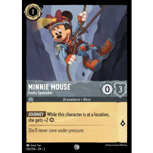 Minnie Mouse - Funky Spelunker 183/204 Disney Lorcana TCG Into the Inklands