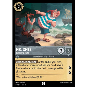 Mr. Smee - Bumbling Mate 184/204 Disney Lorcana TCG Into the Inklands