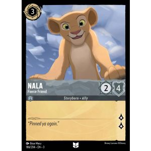 Nala - Fierce Friend 186/204 Disney Lorcana TCG Into the Inklands