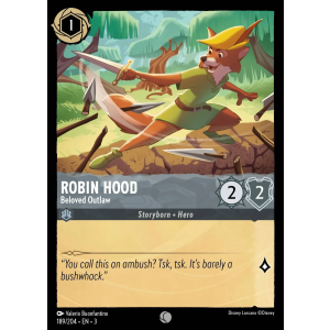 Robin Hood - Beloved Outlaw 189/204 Disney Lorcana TCG Into the Inklands