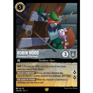 Legendary Robin Hood - Champion of Sherwood 190/204 Disney Lorcana TCG Into the Inklands