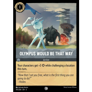 Olympus Would Be That Way 197/204 Disney Lorcana TCG Into the Inklands