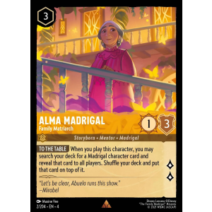 Alma Madrigal - Family Matriarch 2/204 Disney Lorcana TCG Ursula's Return