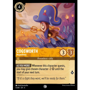 Cogsworth - Majordomo 5/204 Disney Lorcana TCG Ursula's Return