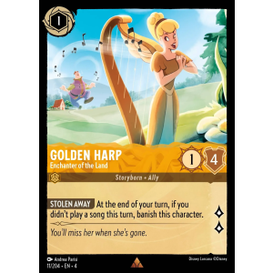 Golden Harp - Enchanter of the Land 11/204 Disney Lorcana TCG Ursula's Return