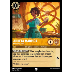 Julieta Madrigal - Excellent Cook 13/204 Disney Lorcana TCG Ursula's Return