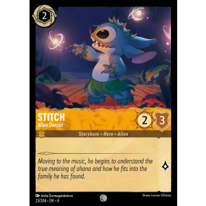 Stitch - Alien Dancer 23/204 Disney Lorcana TCG Ursula's Return